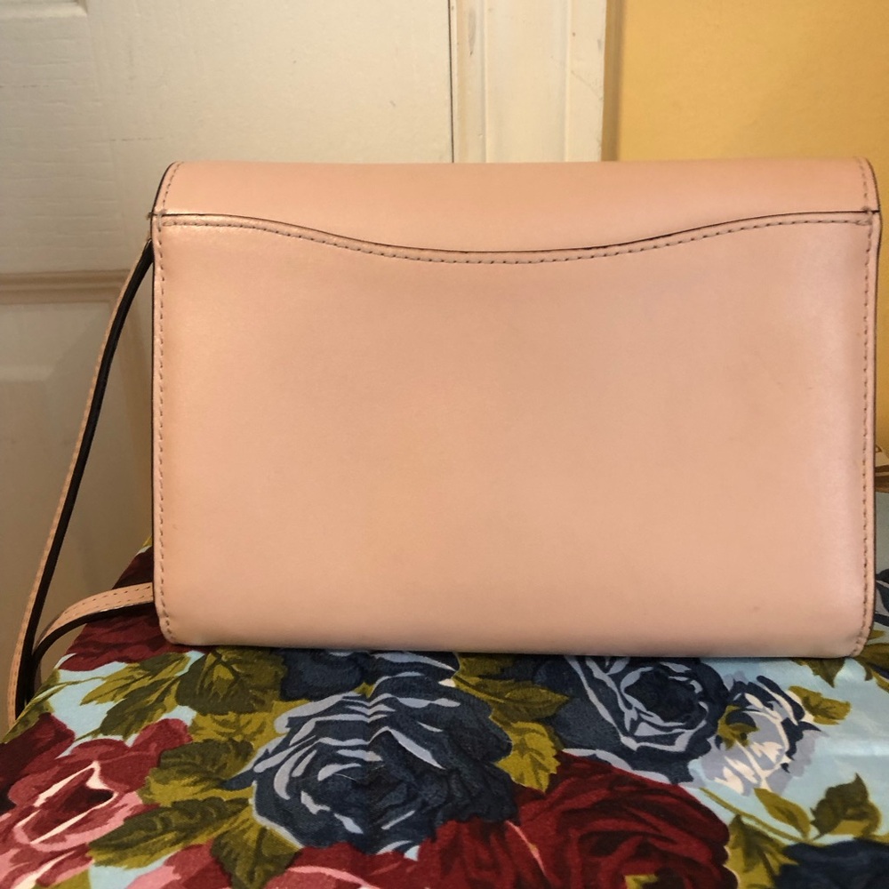 kate spade Blush Pink Leather Crossbody wallet bag - Picture 2 of 14